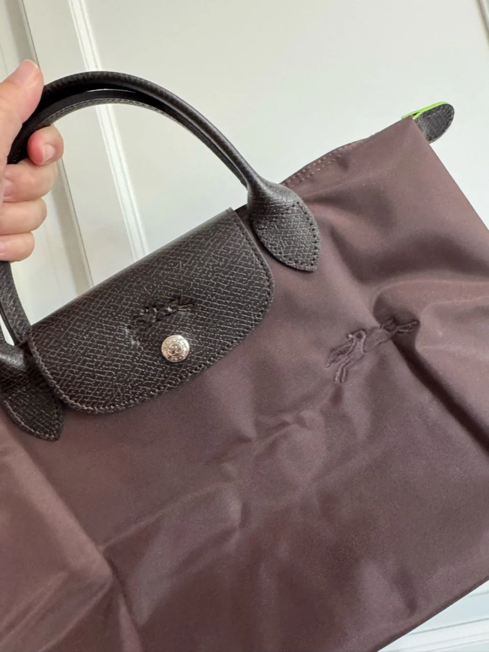 Authentic Longchamp Le Pliage Small Mocha - Picture 2 of 5